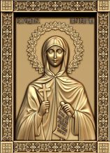 3d модель православной иконы Святая мученица Анастасия Римская