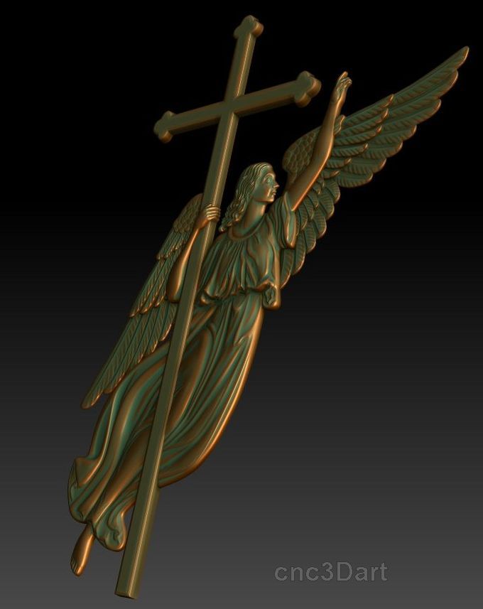 3d модель фигуры ангела со шпиля Петропавловской крепости 3