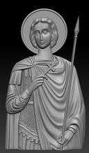 3д модель Святой Великомученик  Димитрий Солунский